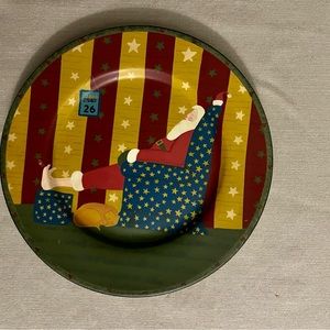 Santa Decorative Plate
